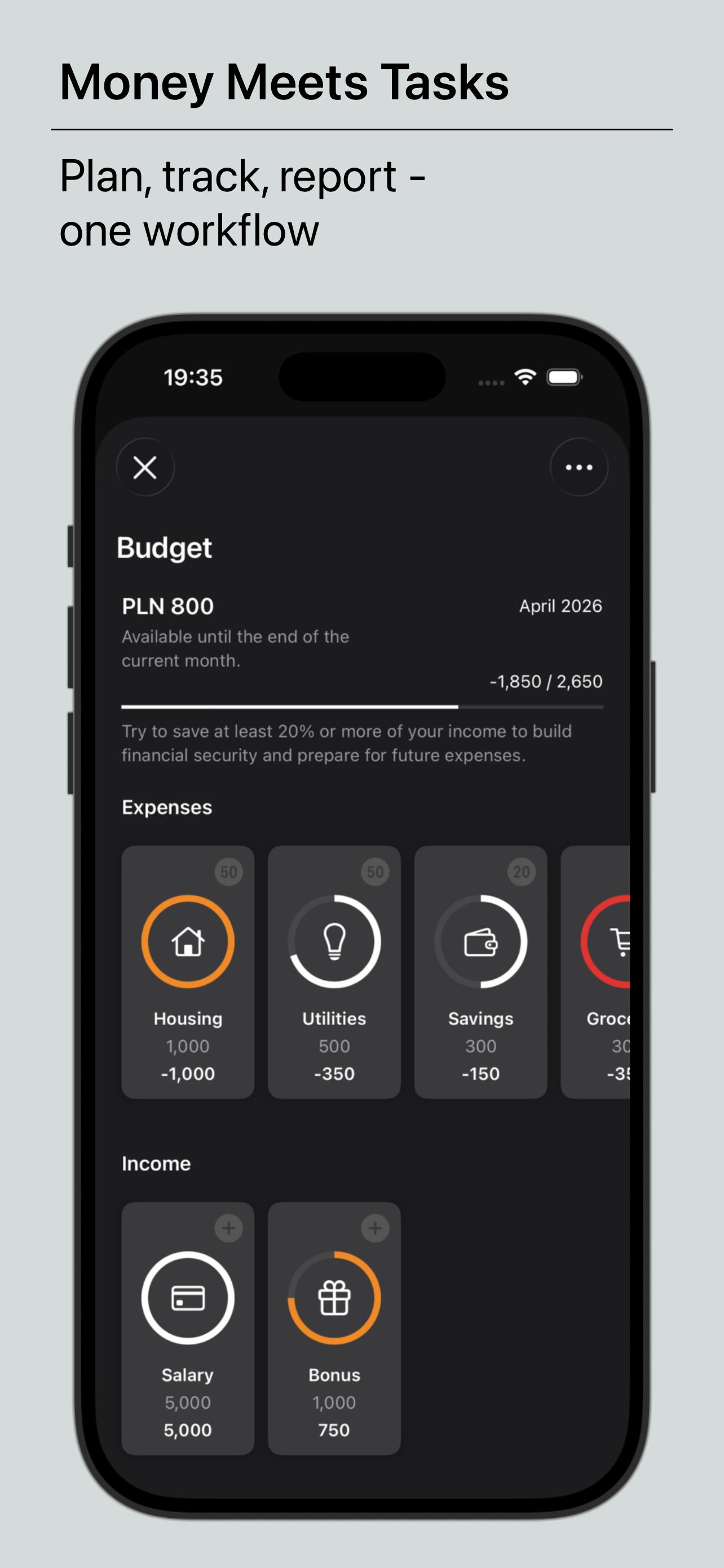 Next - Tasks & Money gallery image