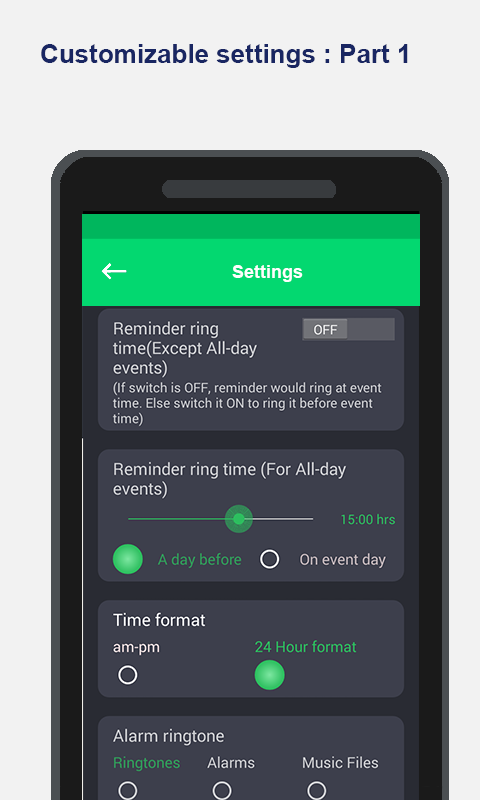 CalRinger - Reminders for Google Calendar events gallery image