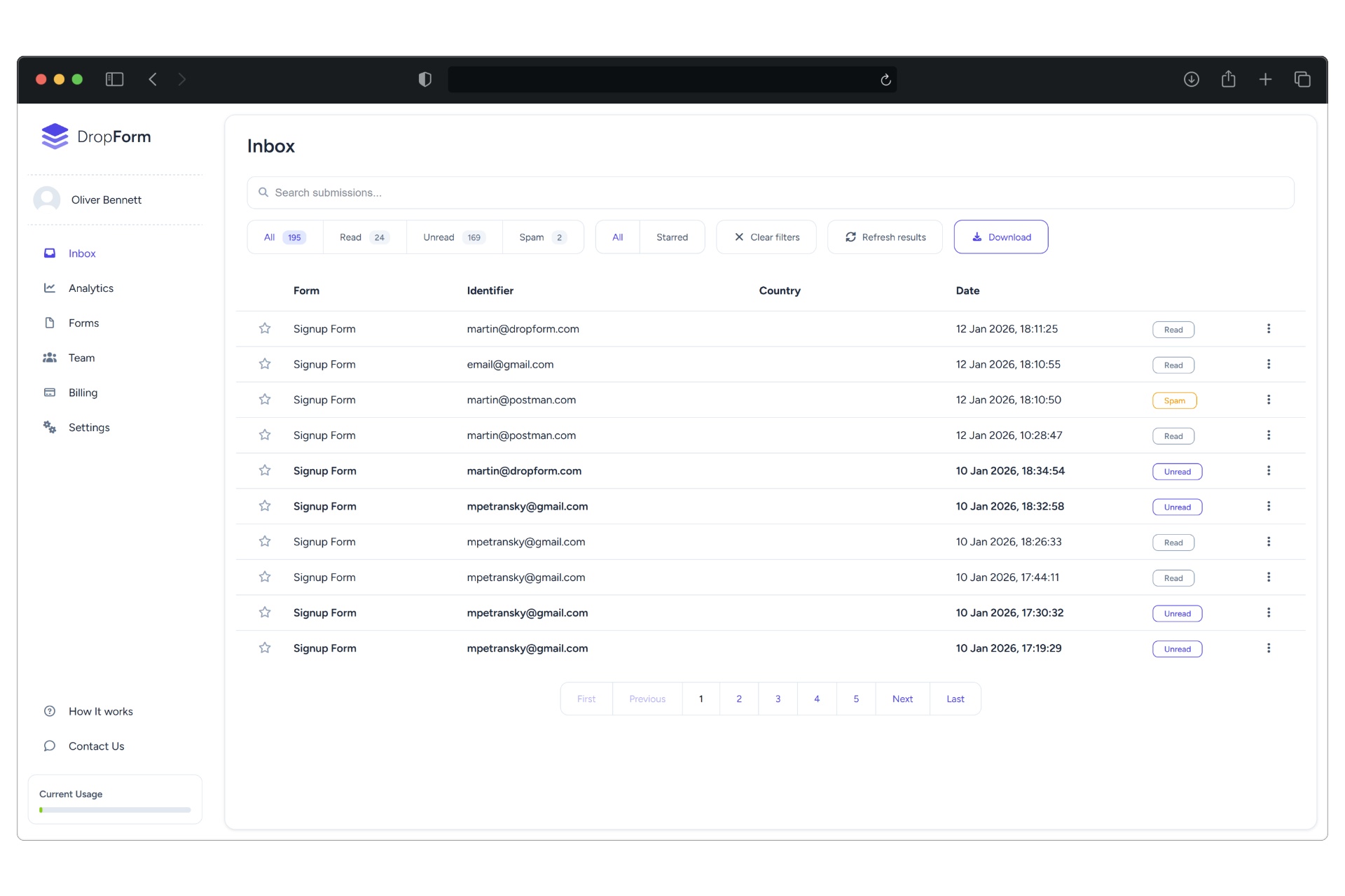 DropForm - Screenshot 2 showing product features and functionality