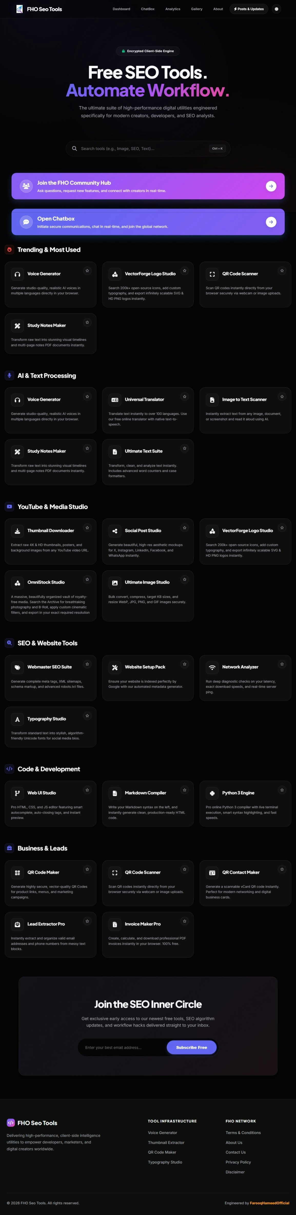 FHO Seo Tools gallery image