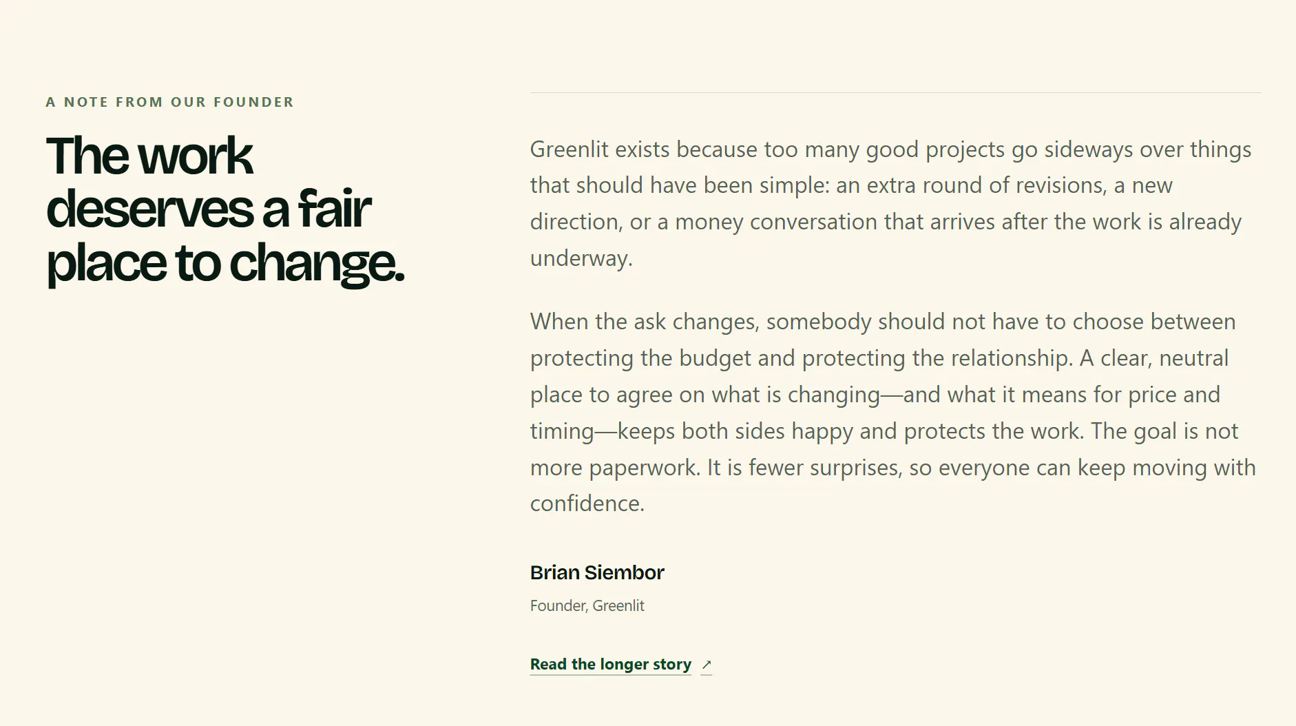Greenlit — Stop giving away scope creep gallery image