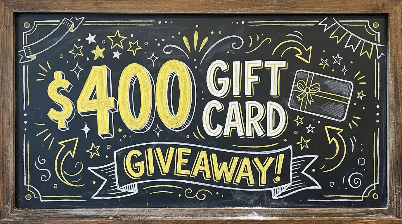 Win $400 to Spend Anywhere Free Giveaway