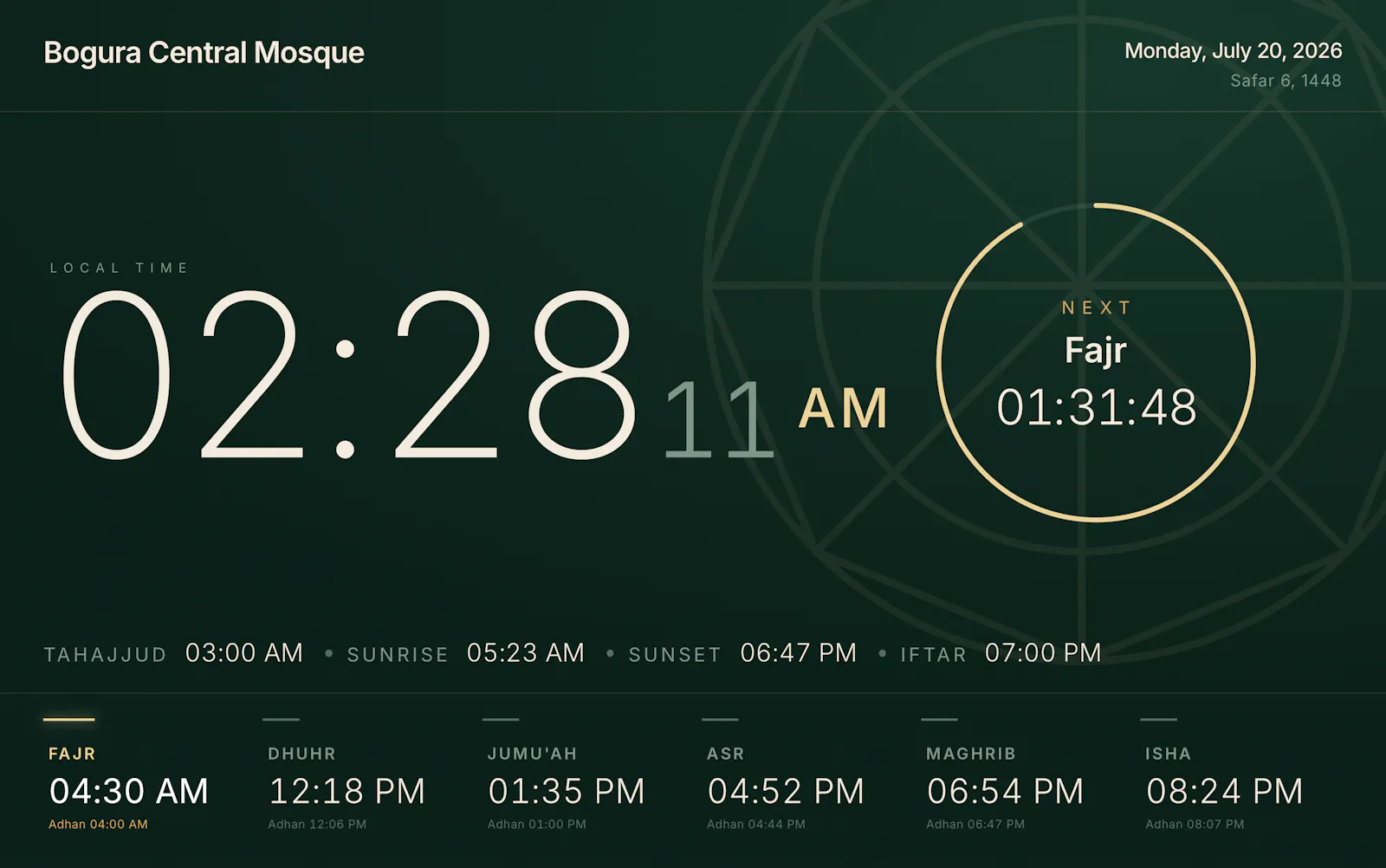 Salah Clock screenshot 5