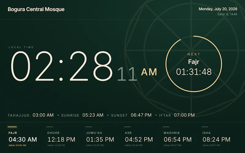 Salah Clock screenshot 5