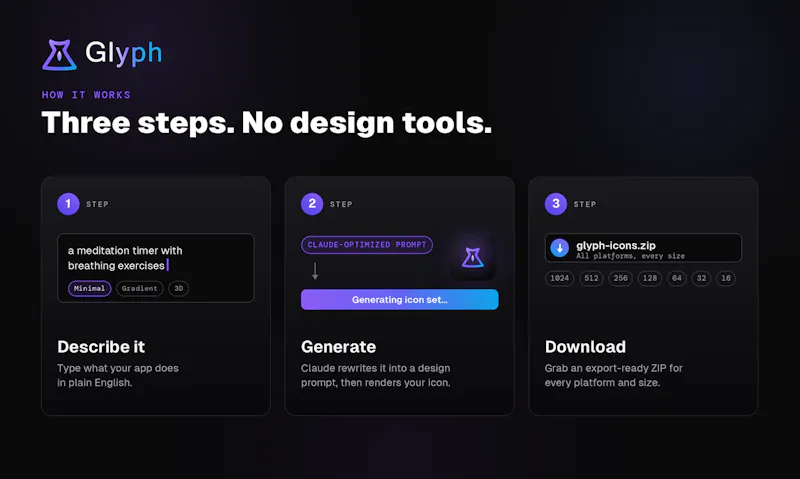 Glyph screenshot 2