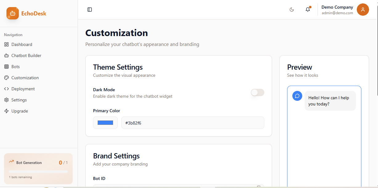 EchoDesk gallery image