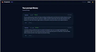Promptmelo.com gallery image