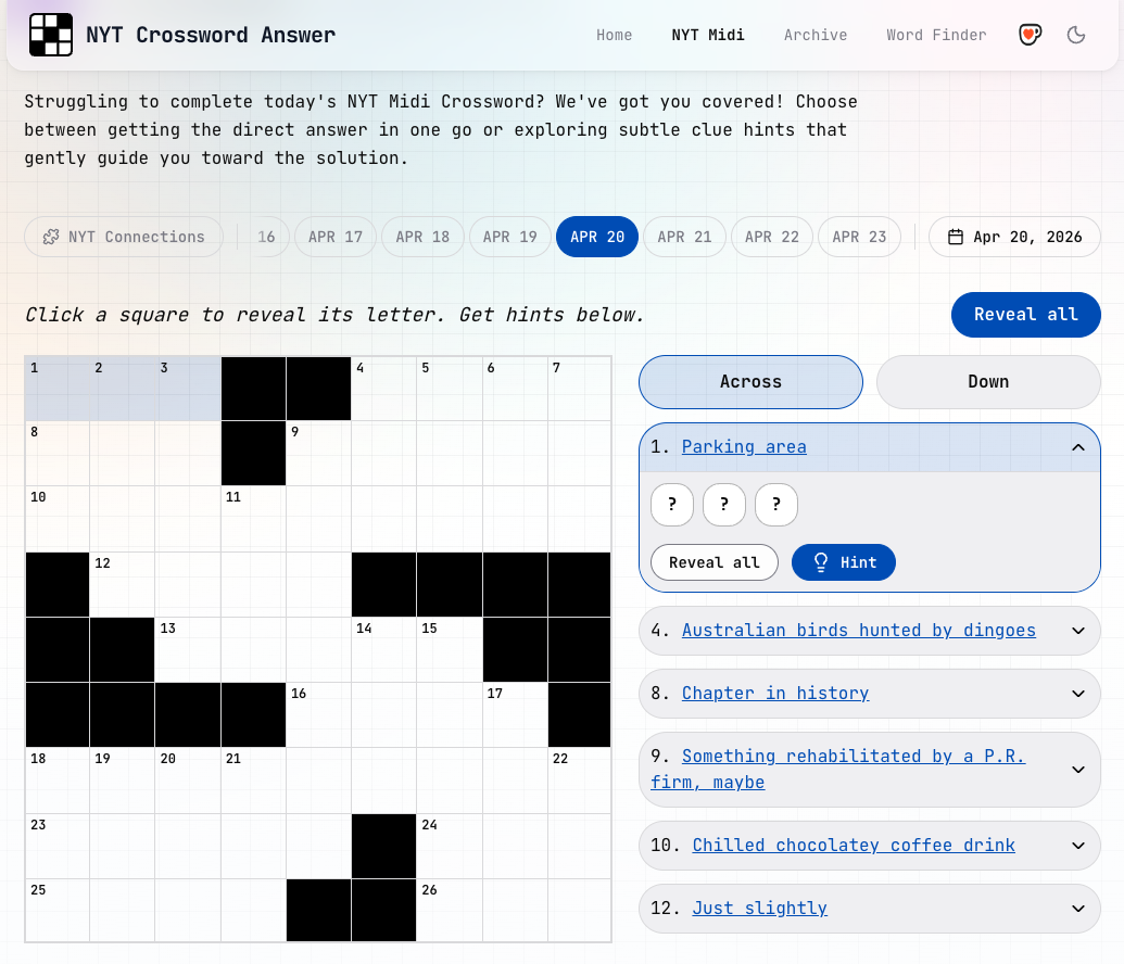 NYT Crossword Answer gallery image