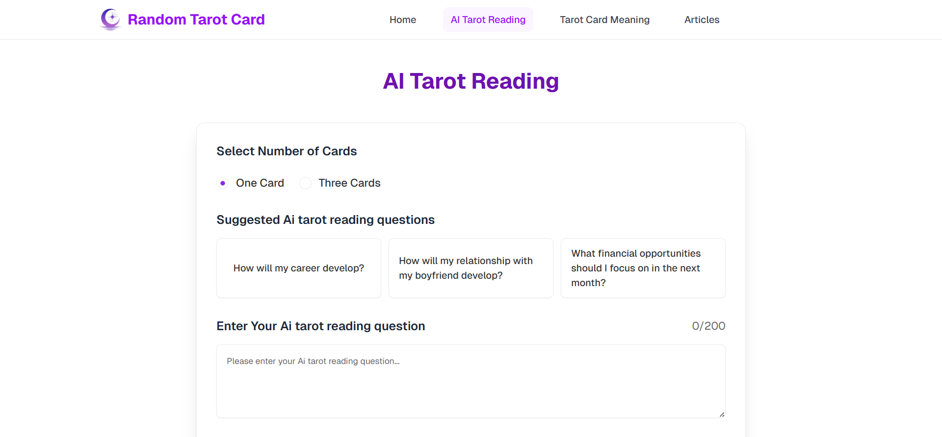 Random Tarot Card media 2