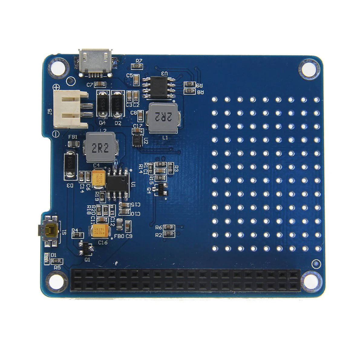 Geekworm Raspberry Pi UPS HAT Li-ion Battery Power Source Supply Expansion Board