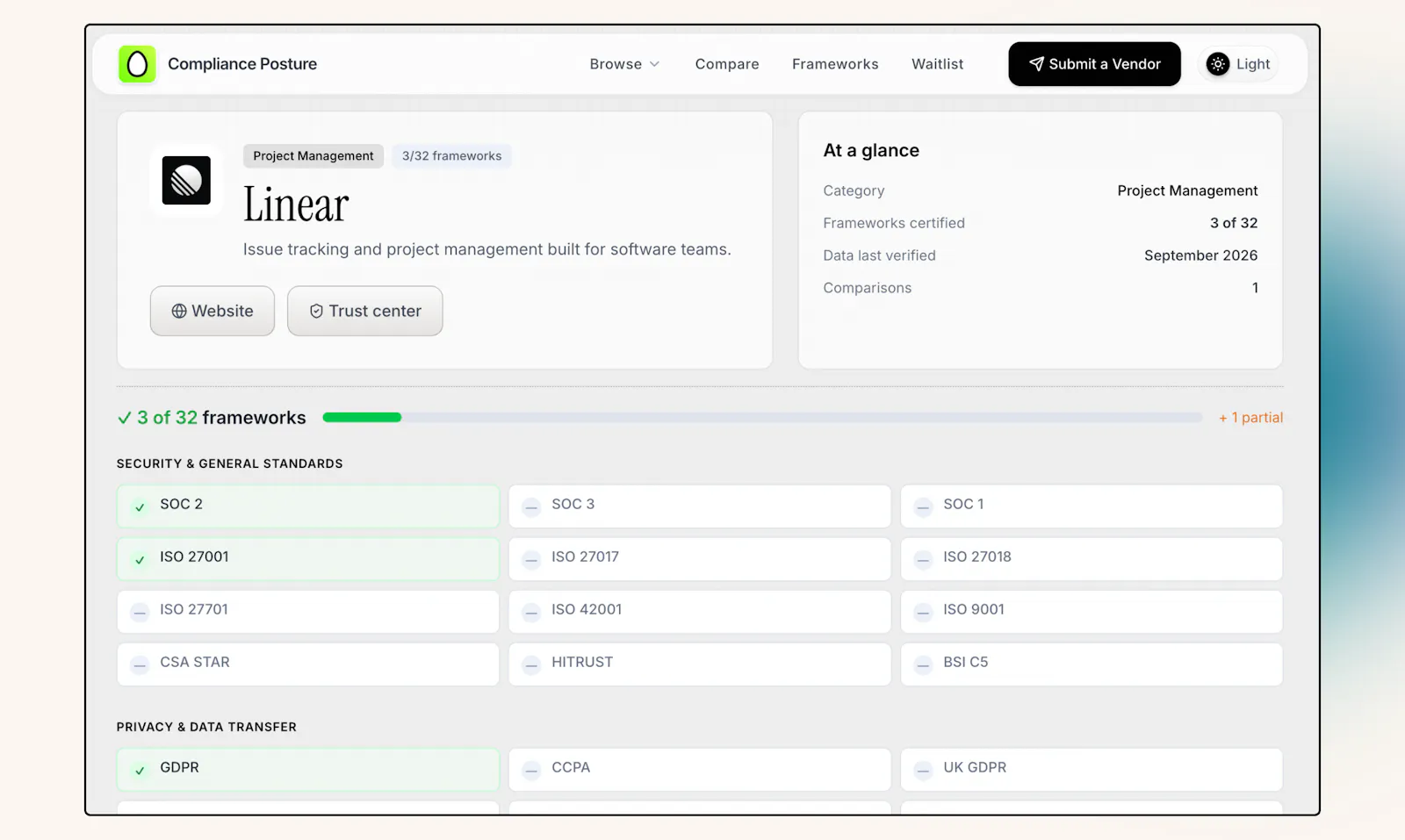 Compliance Posture screenshot 4
