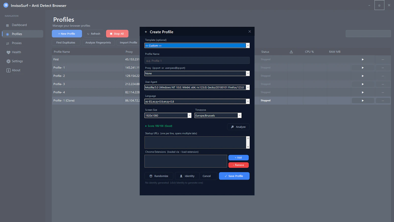 InvisoSurf screenshot 3