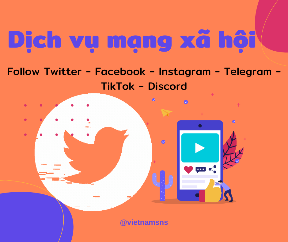 Media Perkhidmatan Rangkaian Sosial Viet Nam - Web MUA Ikut Twitter - Facebook - Instagram - Telegram 1