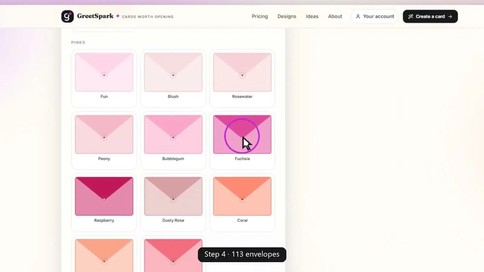 GreetSpark screenshot 1 (video preview)