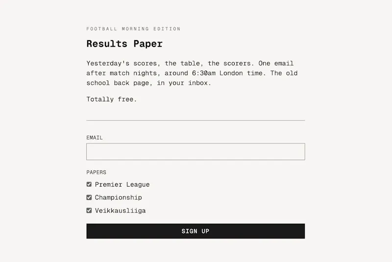 Results Paper screenshot 1