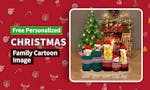 Free Design Christmas Family Wallpaper image