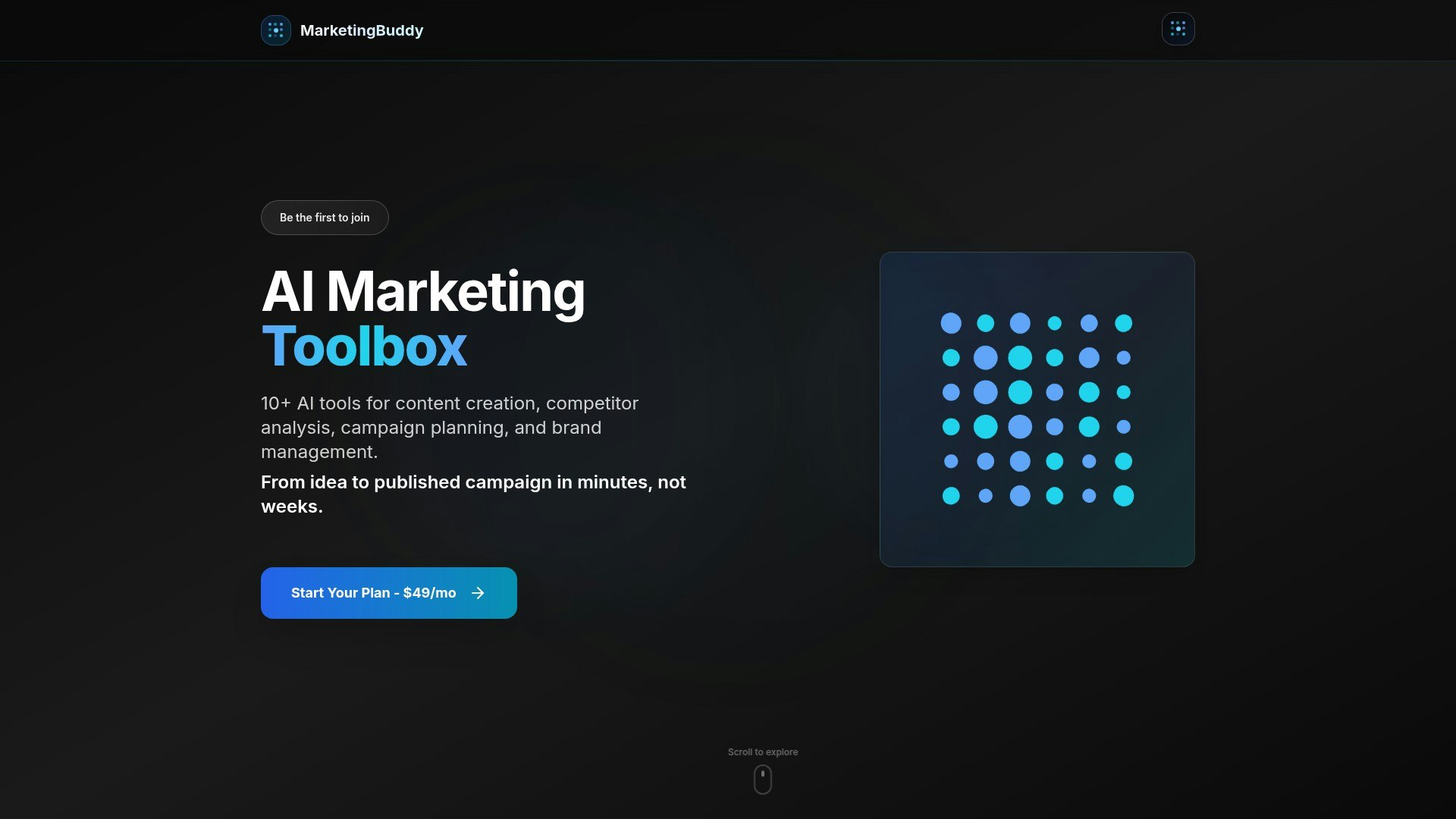 Média Marketingbuddy - Votre écosystème de marketing d'IA complet 1