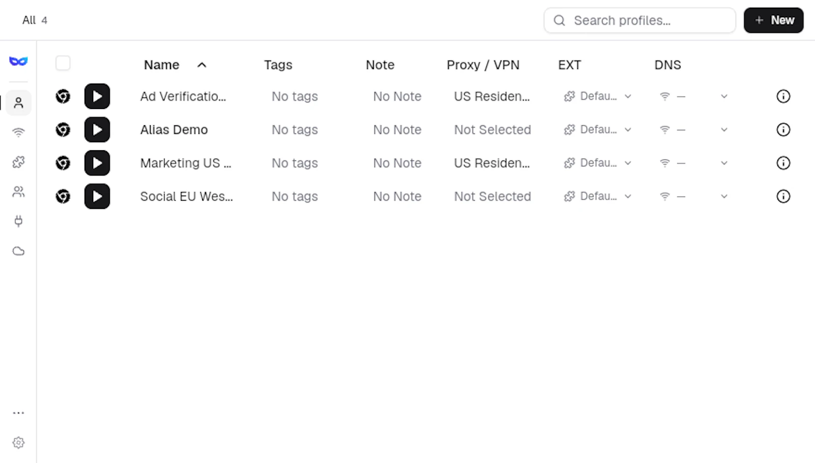 Alias Browser screenshot 1