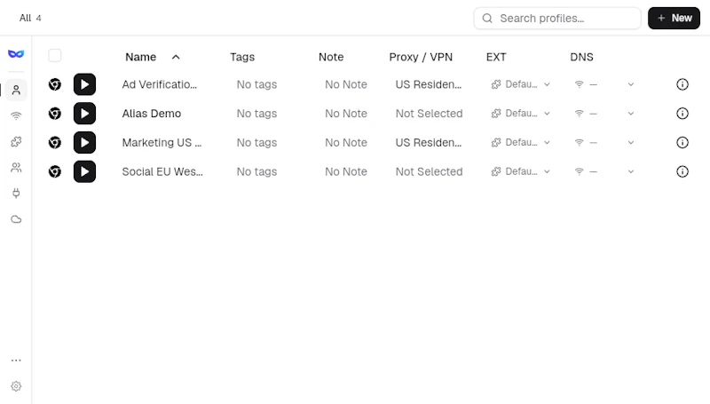 Alias Browser screenshot 1