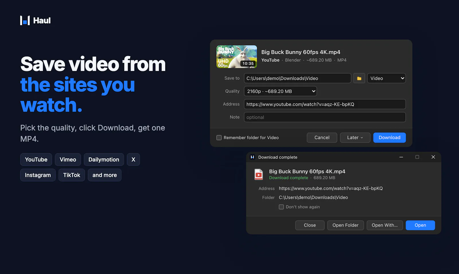 Haul - Fast Download Manager screenshot 4