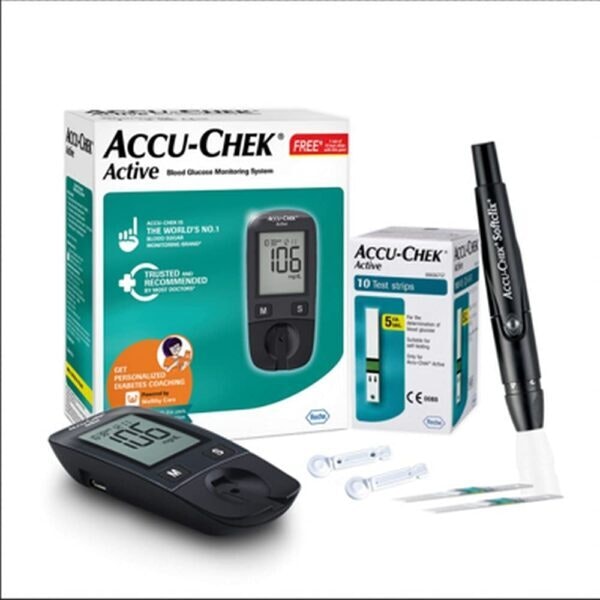 AccuChek Active Blood Glucose Meter Kit Product Information, Latest