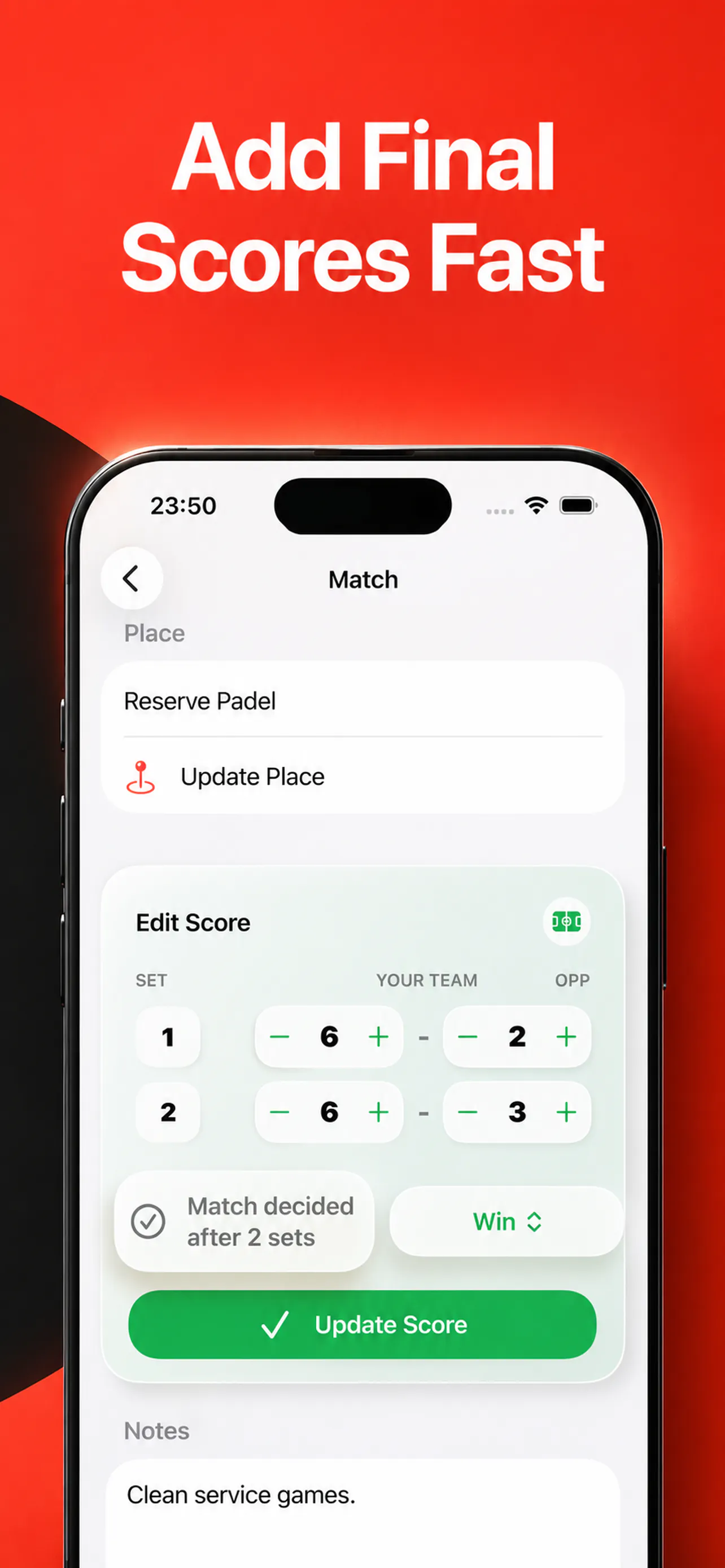 My Padel Score gallery image