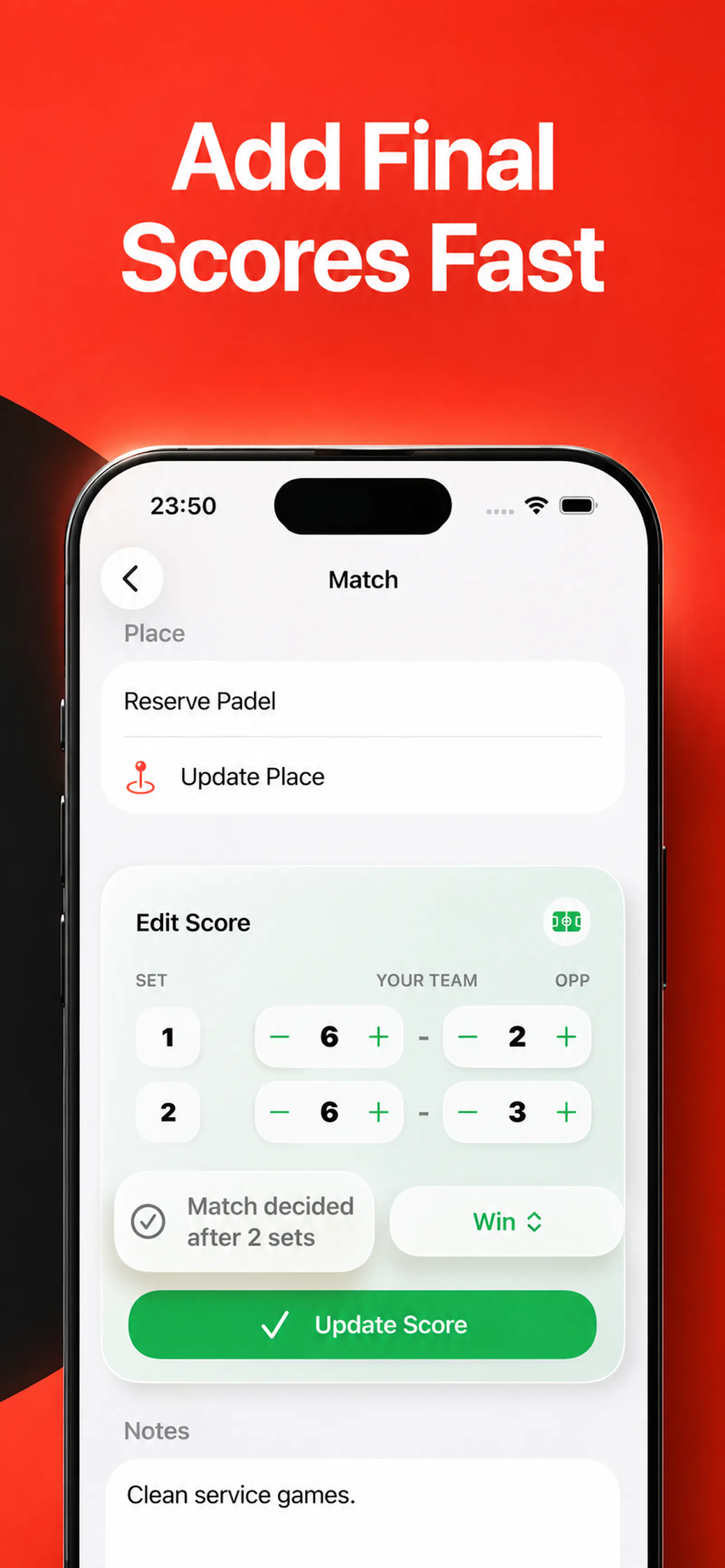 My Padel Score screenshot 4