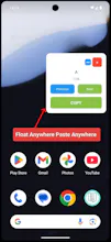 Floattext - copy paste texts in floating gallery image