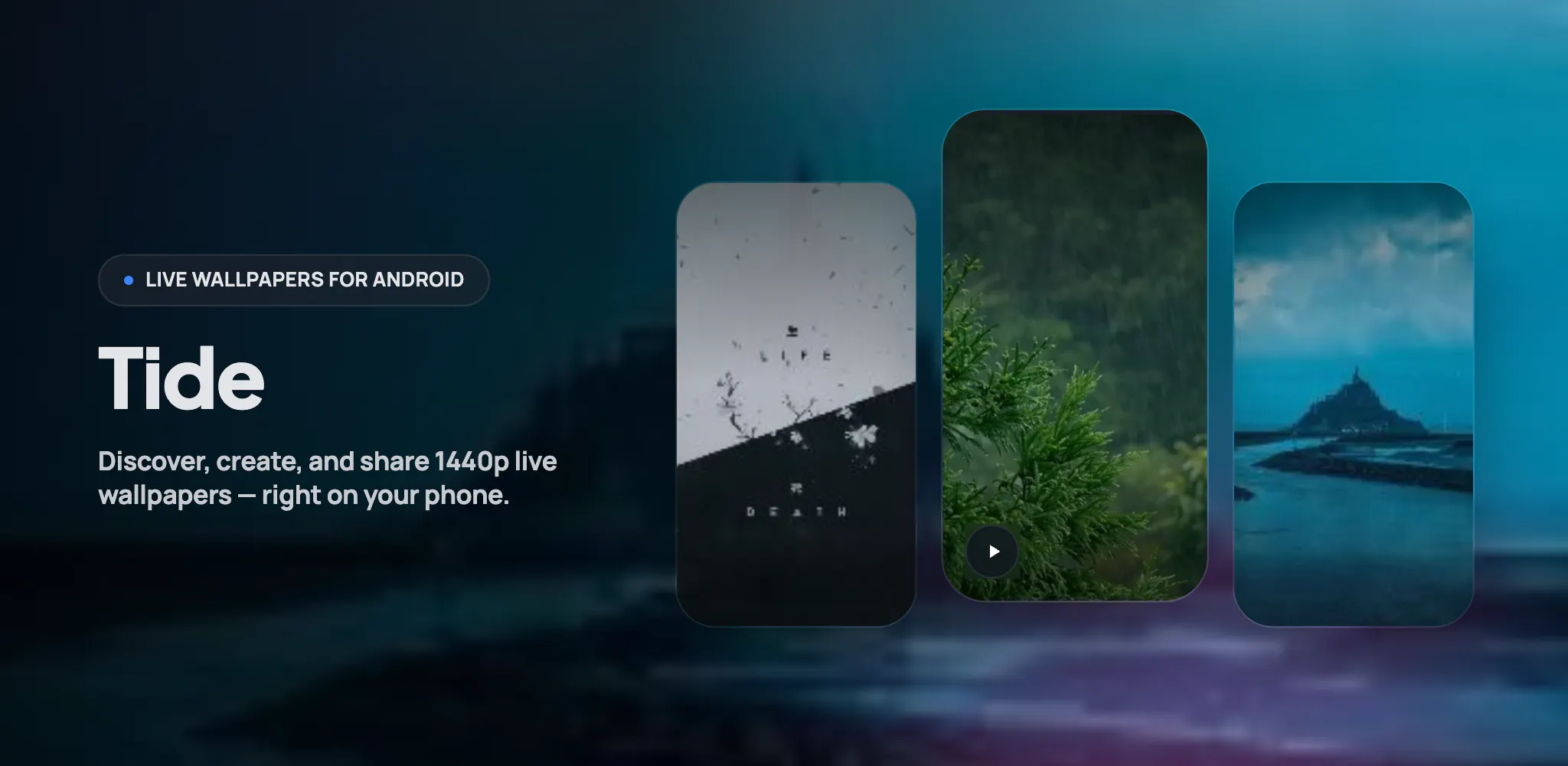 Tide — Live Wallpapers for Android gallery image