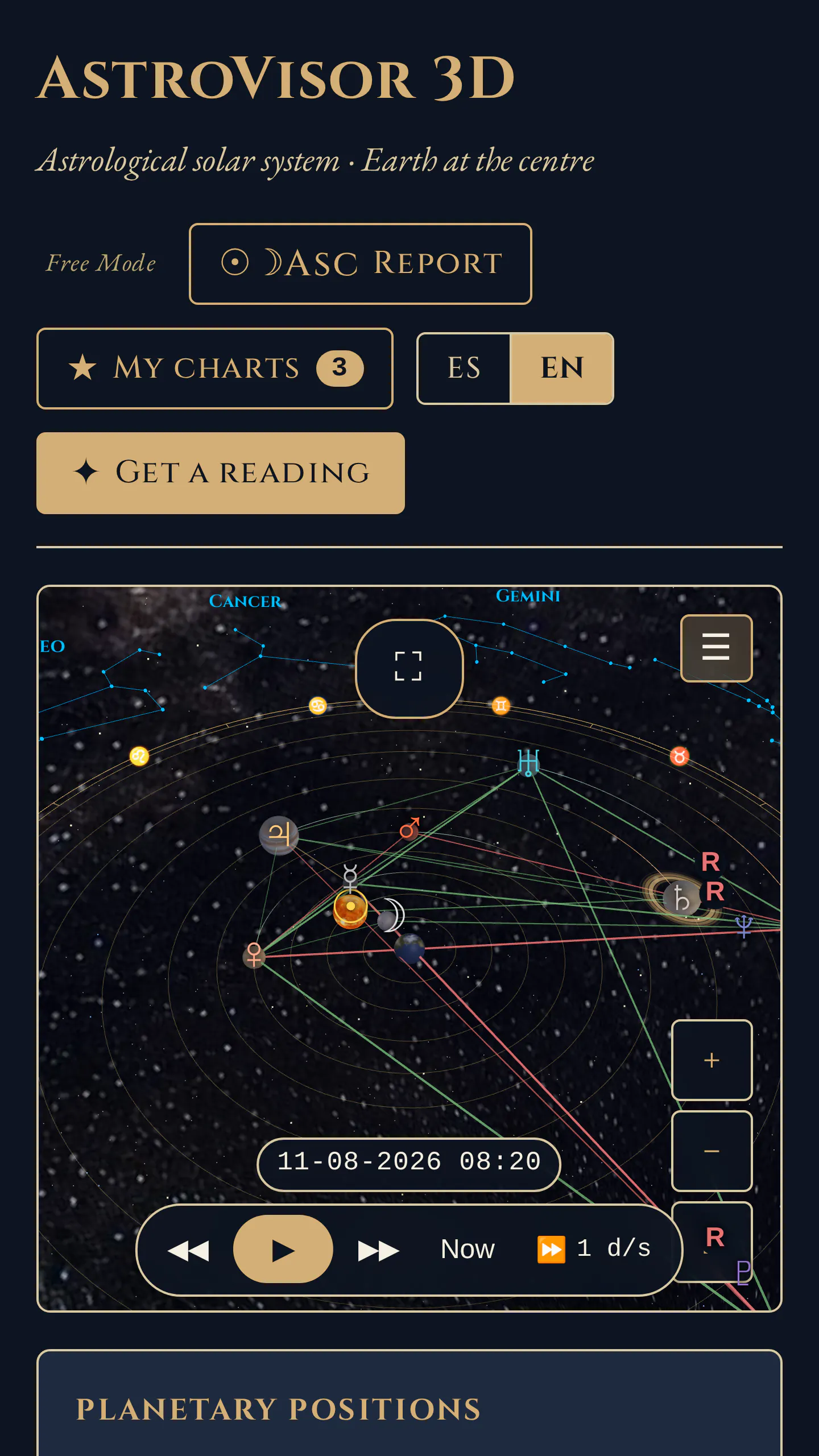 AstroVisor - Your Birth Chart in 3D gallery image