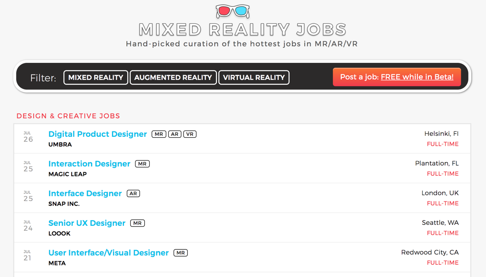 Mixed Reality Jobs gallery image