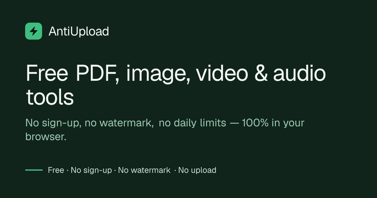AntiUpload gallery image