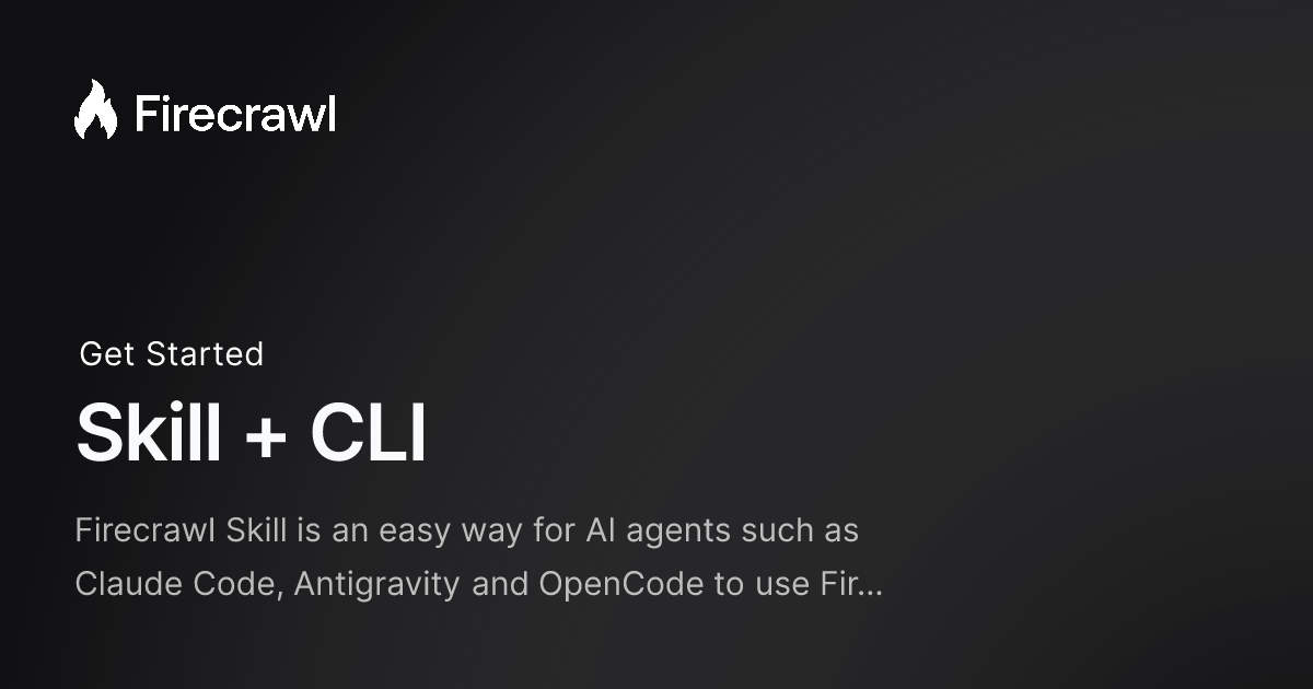 Firecrawl CLI gallery image