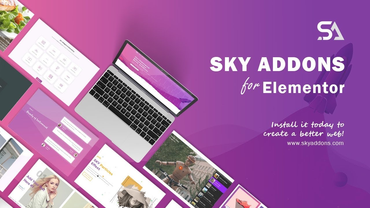 Sky Addons for Elementor Website Builder gallery image