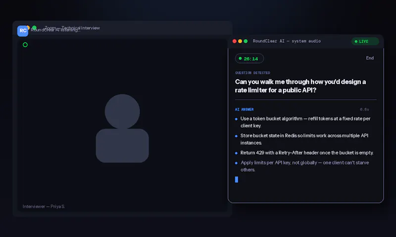 RoundclearAI screenshot 2