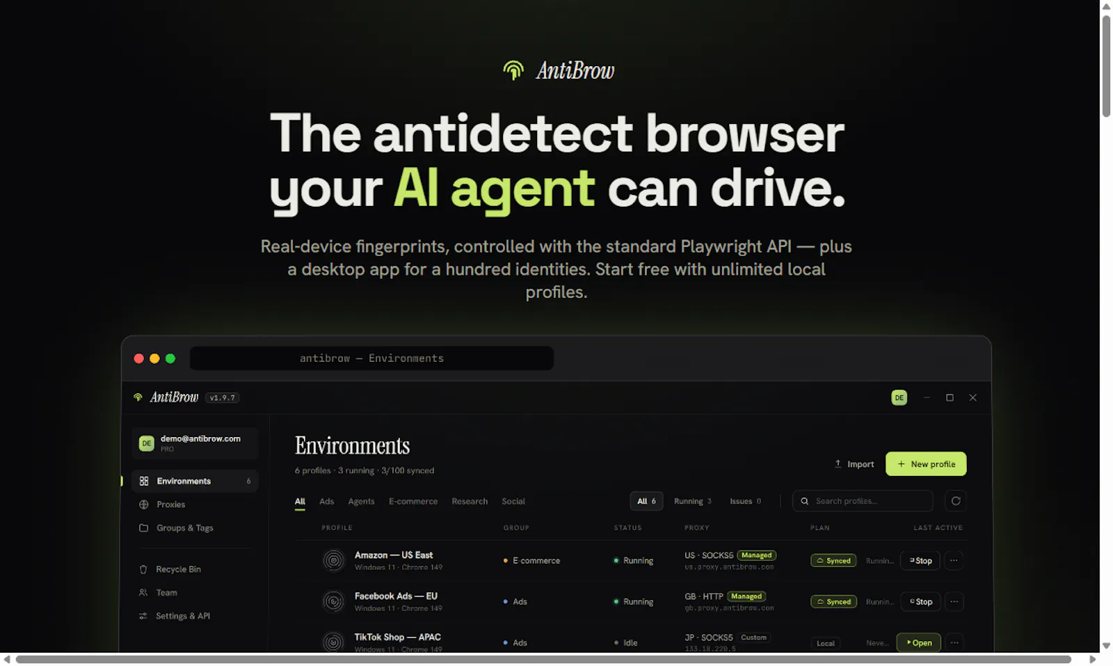 AntiBrow (npm: anti-detect-browser) screenshot 5