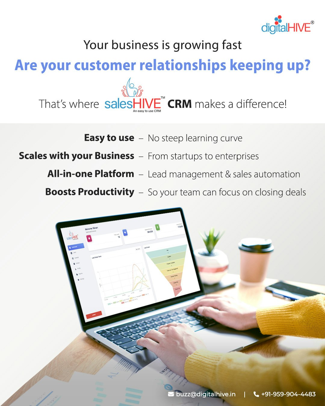 Salshive CRM - 사용하기 쉬운 CRM 미디어 2