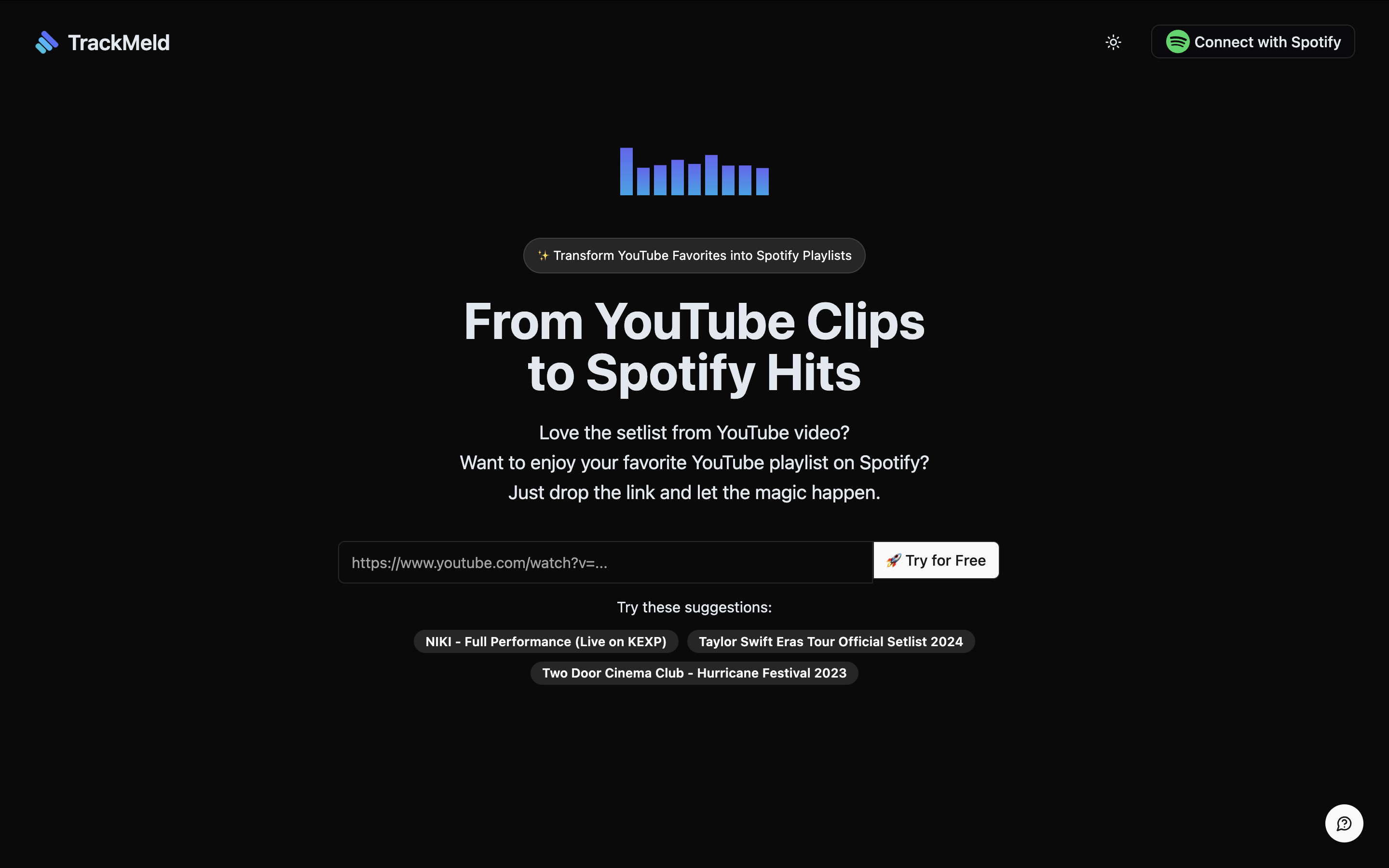 Трекмельд - YouTube для Spotify Playlist Converter медиа 2