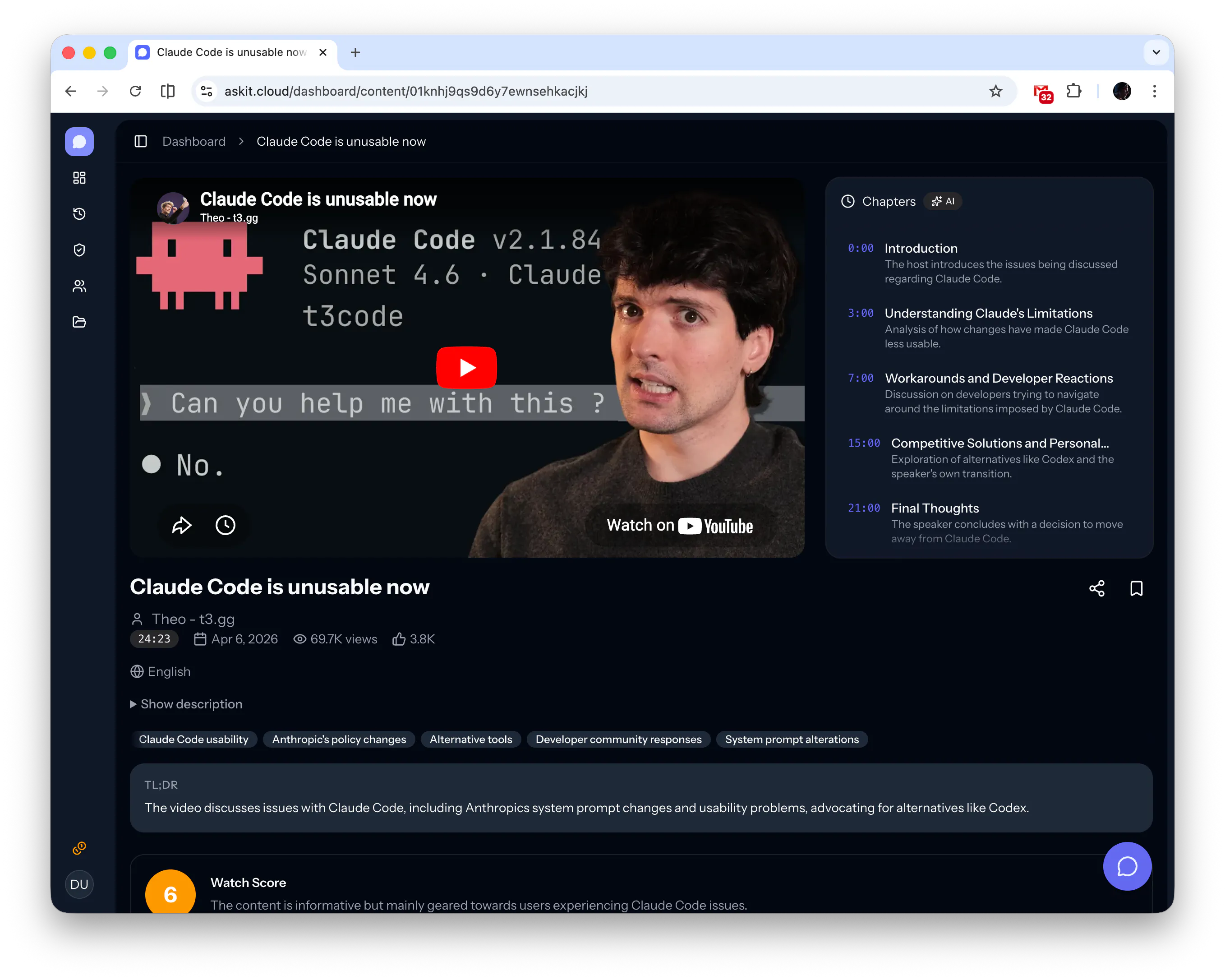Ask it — Understand YouTube Faster gallery image