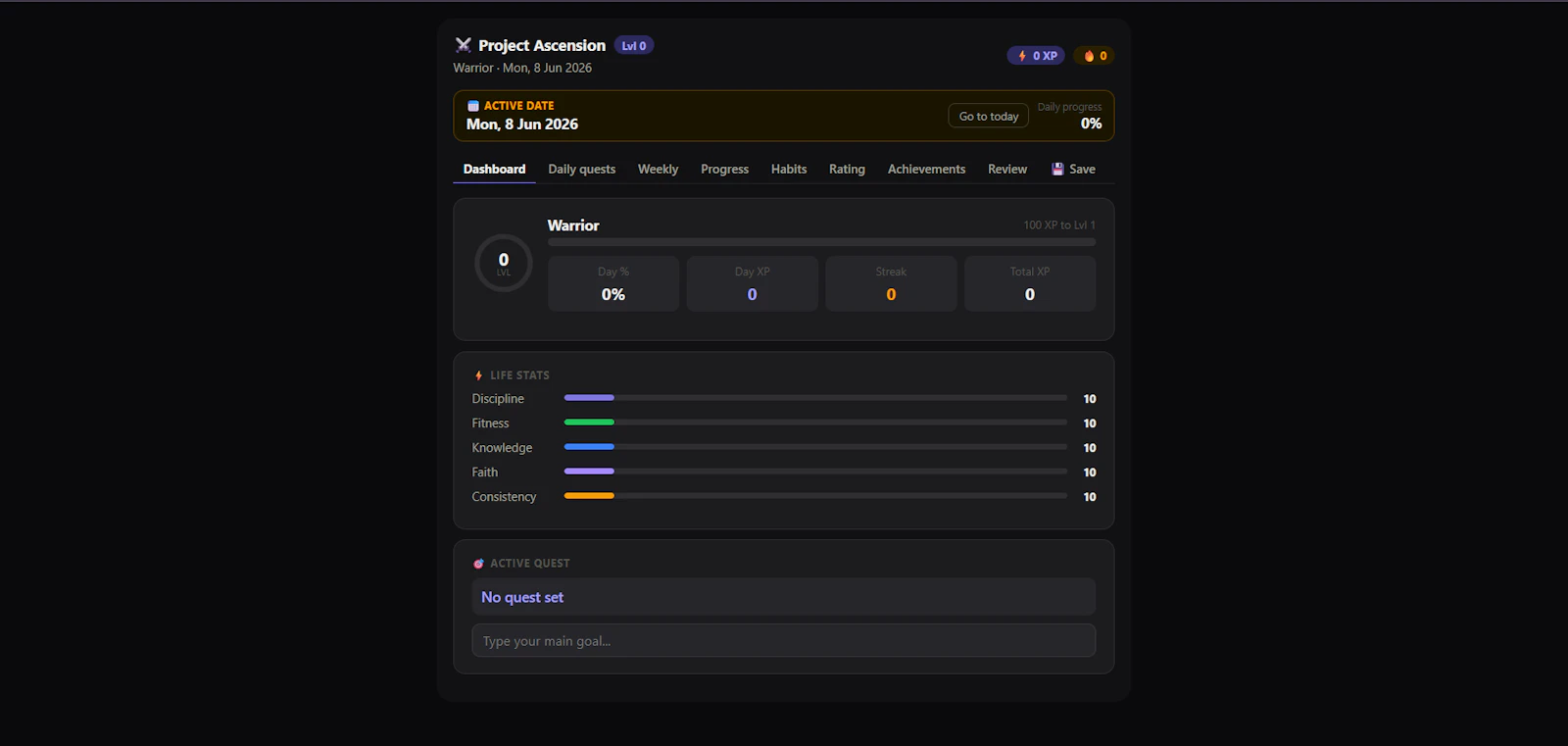 Project ascension screenshot 1