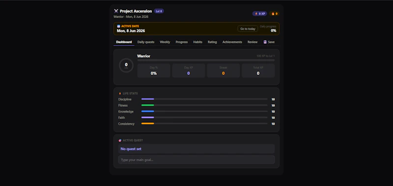 Project ascension screenshot 1