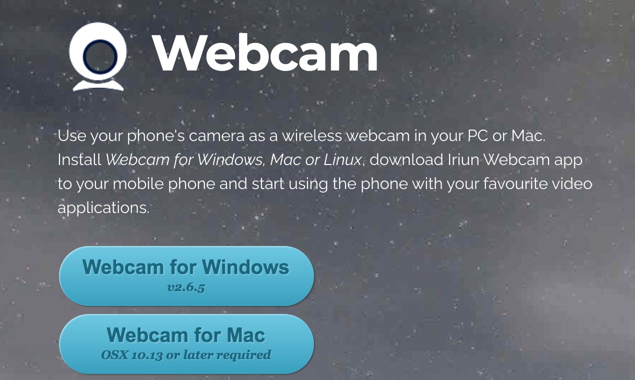Iriun Webcam media 2