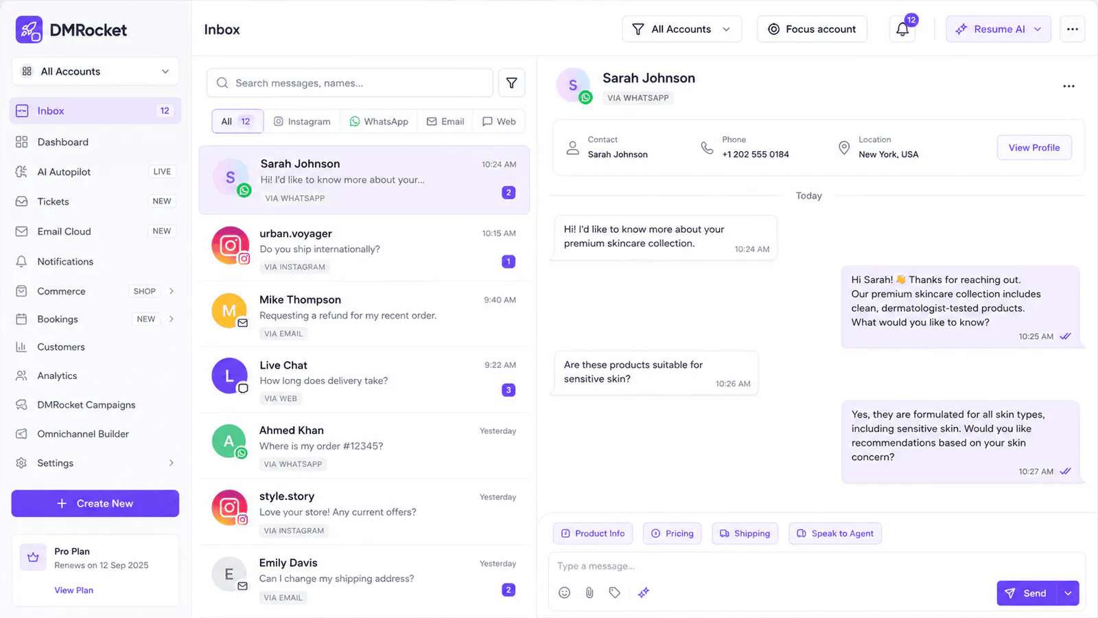 DMRocket screenshot 1