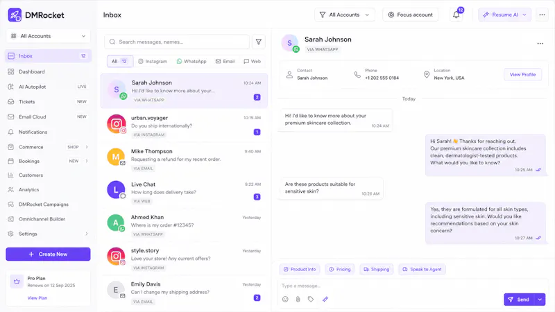 DMRocket screenshot 1
