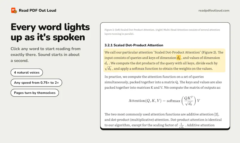 Accurate PDF Narration screenshot 4