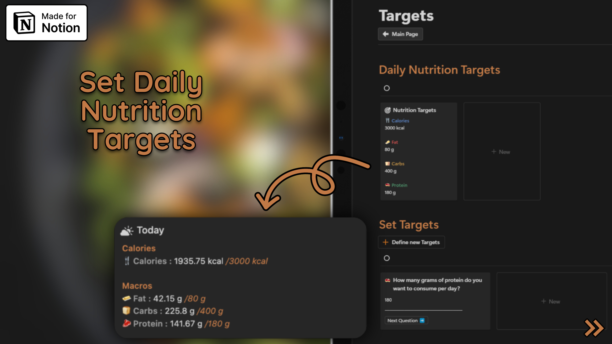 Notion Macronutrients Calculator media 3