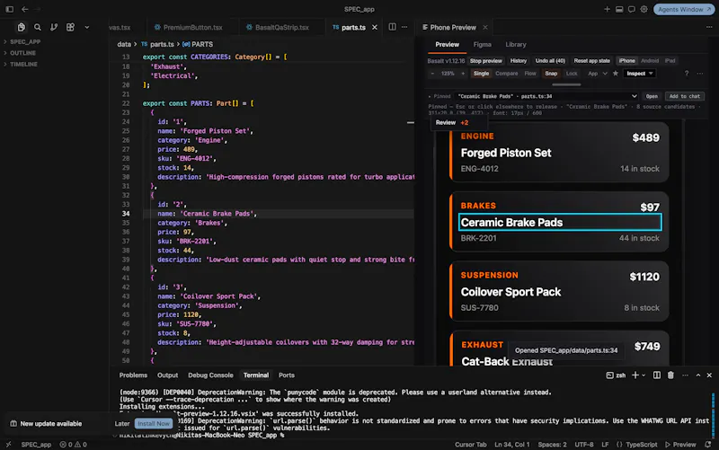 Basalt screenshot 4