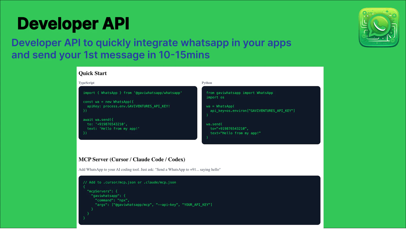 Gavi Whatsapp Automations screenshot 3
