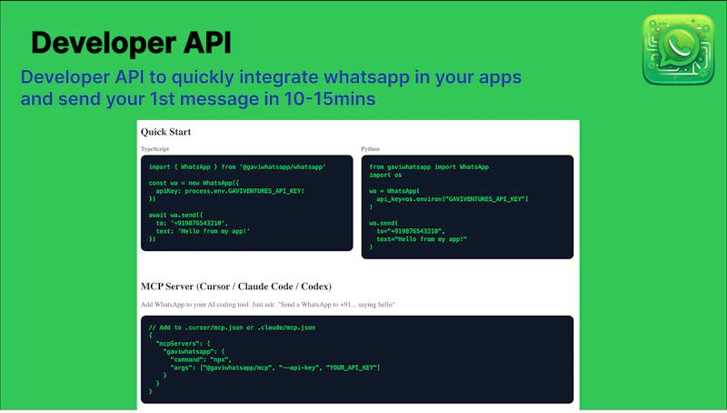 Gavi Whatsapp Automations screenshot 3