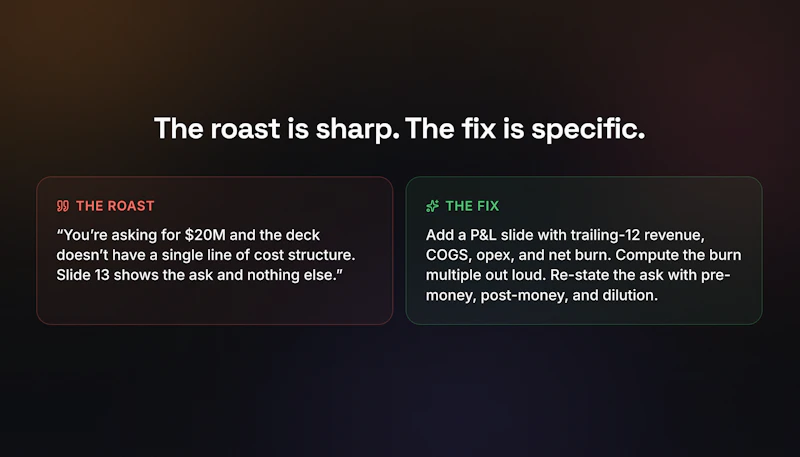 Roast My Startup screenshot 4
